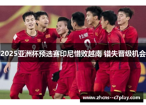 2025亚洲杯预选赛印尼惜败越南 错失晋级机会 2025亚洲杯预选赛印尼惜败越南 错失晋级机会
